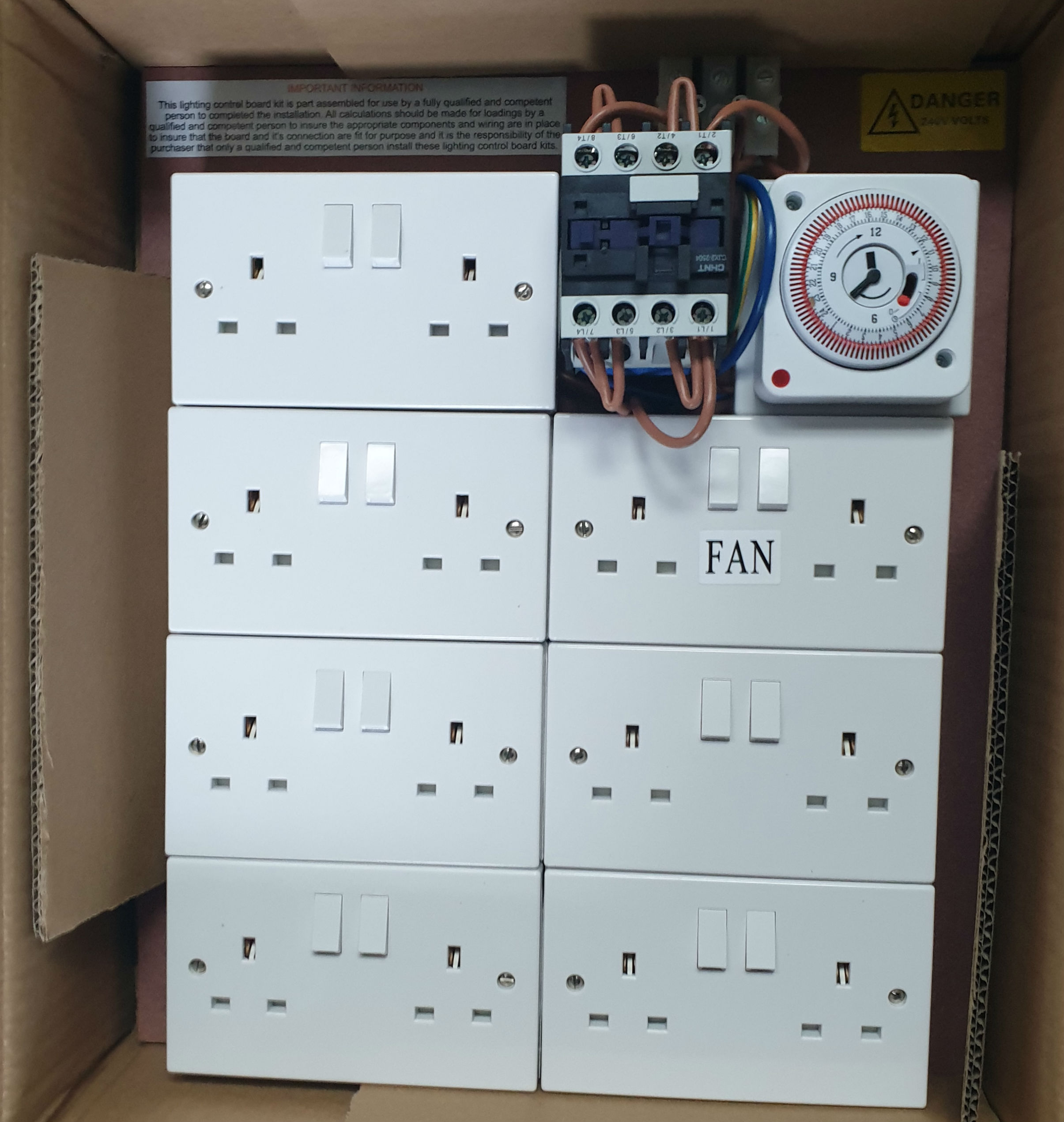 12/14 Way Contactor Board - £125.00 : WHF Hydroponics , Hydroponics ...